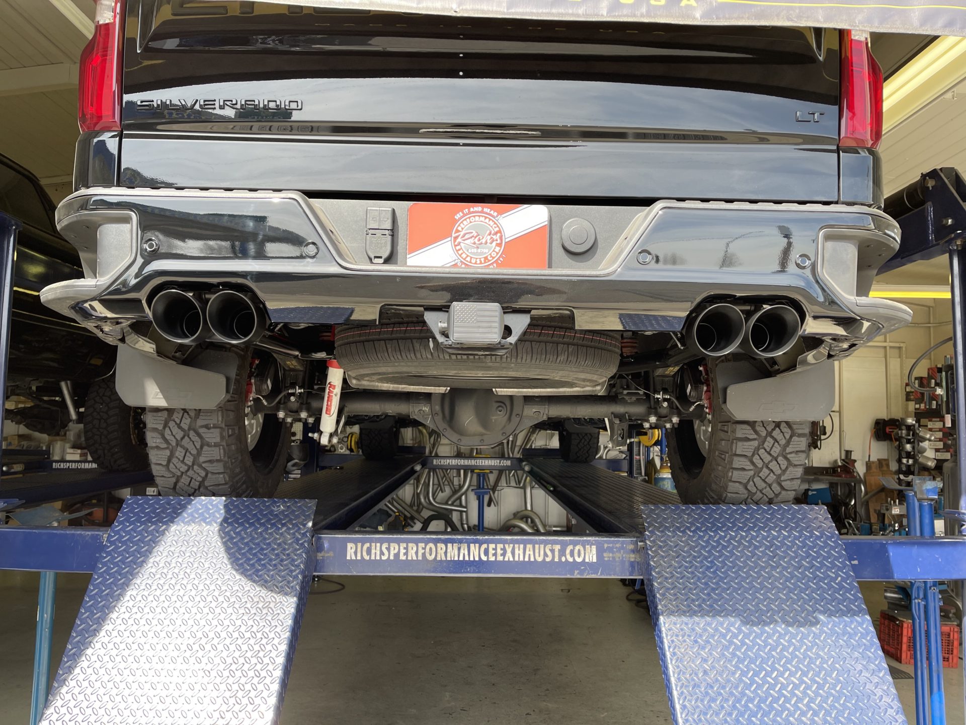 2021 Chevy Silverado 6.2 Trail Boss Flowmaster True Dual Exhaust With 4